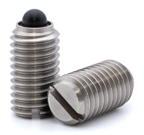 Spring plungers with slot and bolt