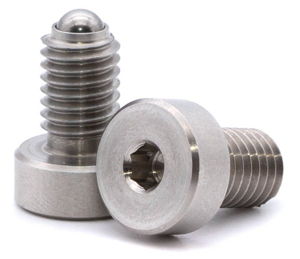 Spring plungers with head and hexagon socket