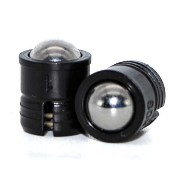 Federnde Druckstücke selbtklemmend 