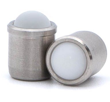 Spring plunger; smooth version with collar