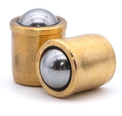 Spring plungers smooth version with collar