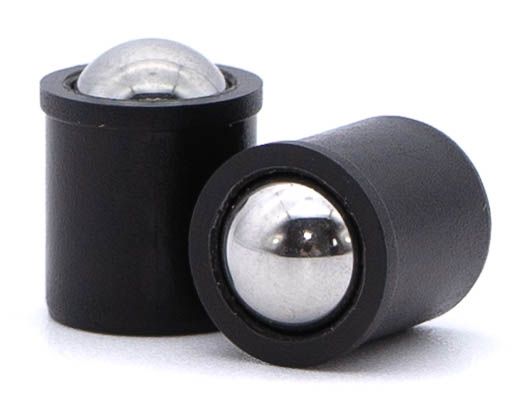 Spring plunger; smooth version with collar