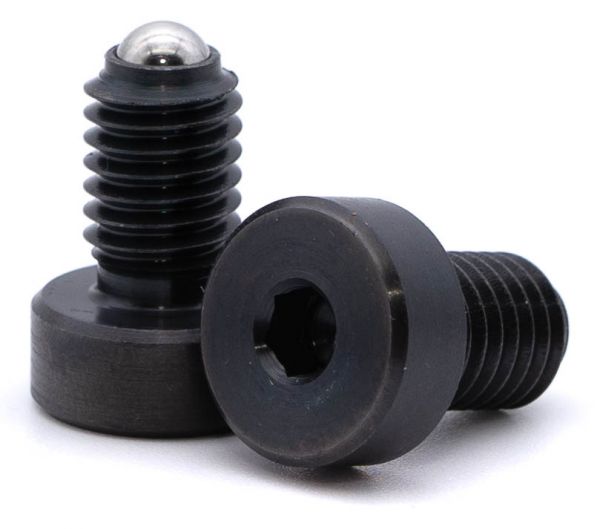 Spring plungers with head and hexagon socket